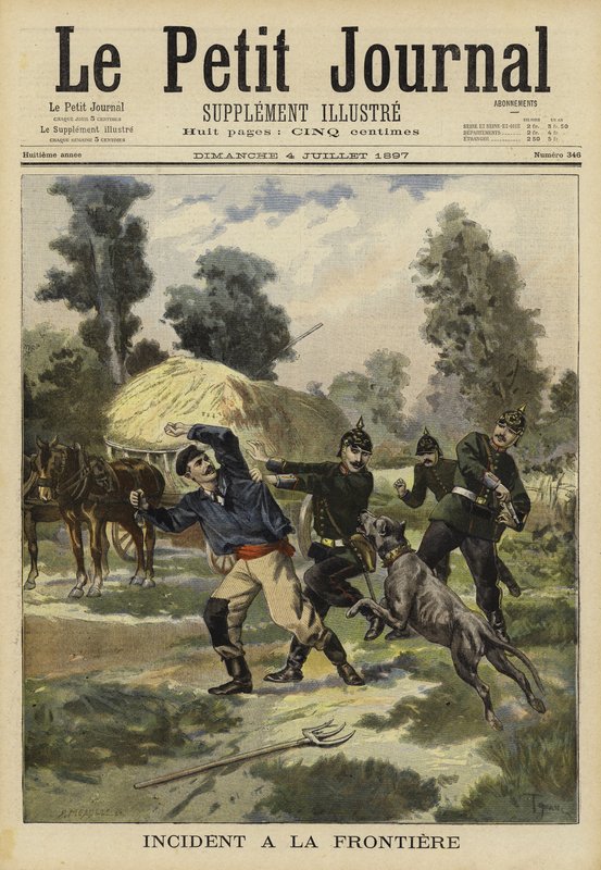 Incidente na fronteira, 1897 de French School