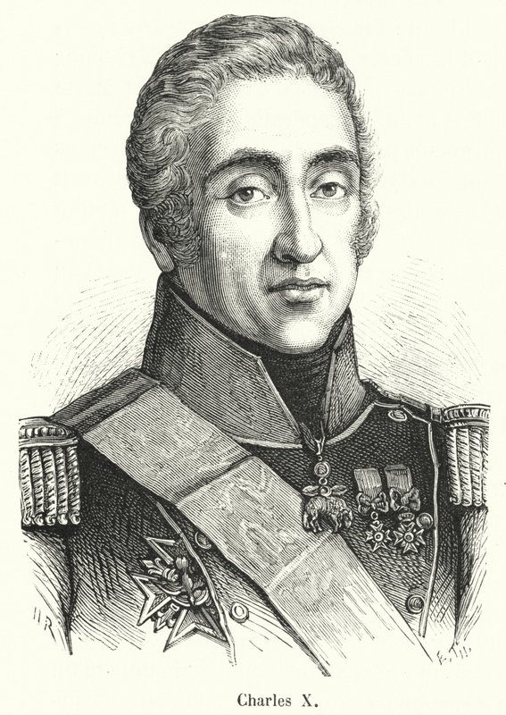 Charles X (gravura) de French School