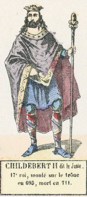 Childebert II, o Justo de French School