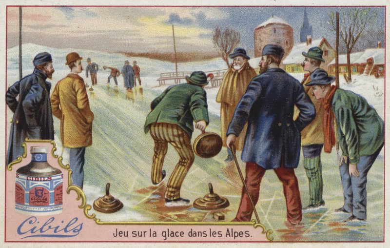 Cartão Cibils com curling de French School