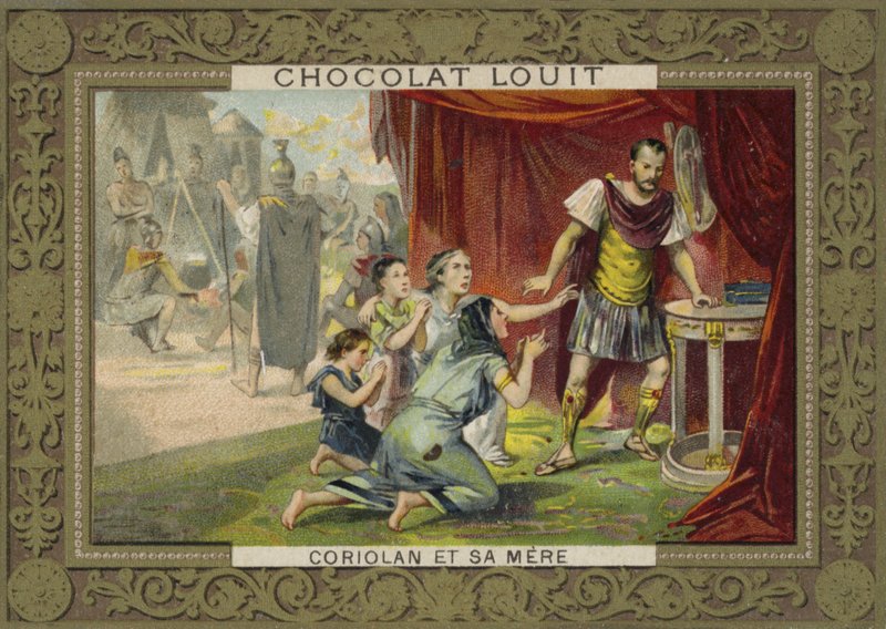 Coriolano e sua mãe de French School