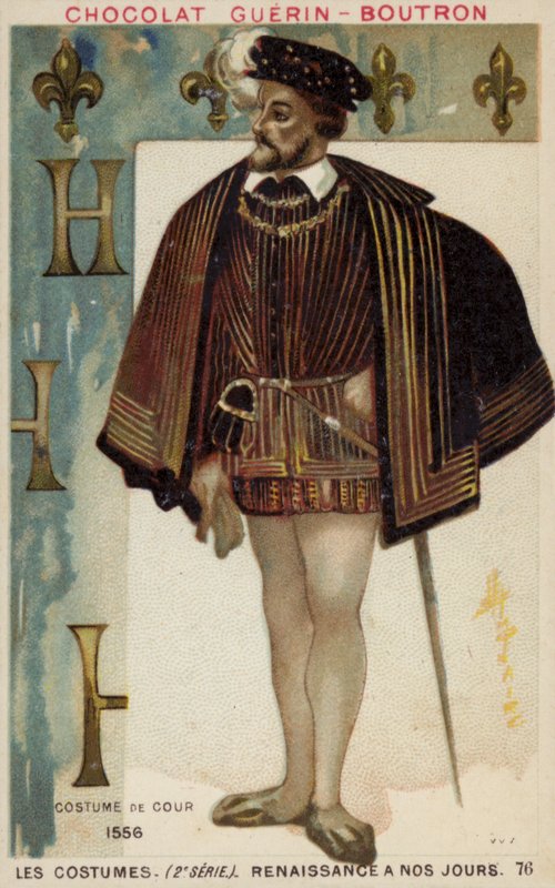 Vestido de tribunal, 1556 de French School