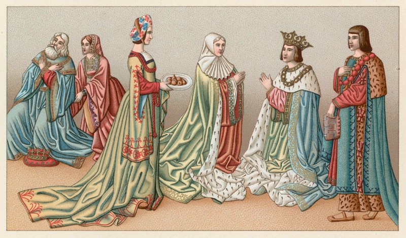 Europa XV-XVIth Cent Costume de French School