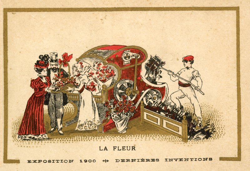 Flores (chromolitho) de French School