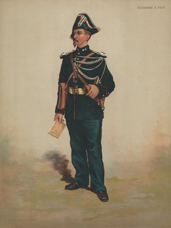 Pé de gendarme de French School