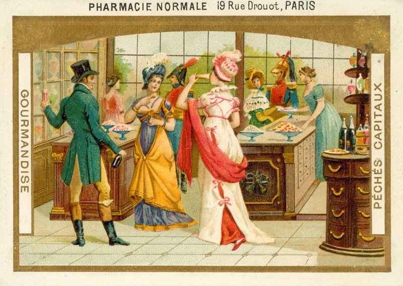 Ganância (cromolitho) de French School