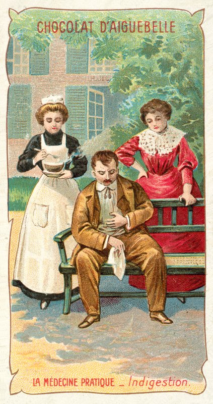 Indigestão (cromolitho) de French School