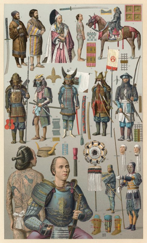 Traje do Japão de French School