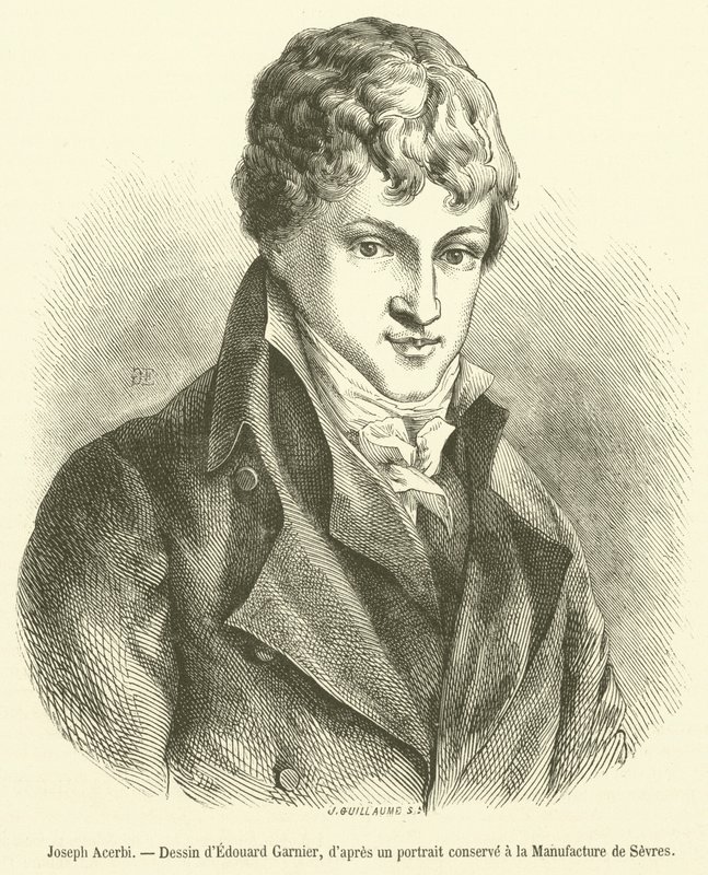 Joseph Acerbi (gravura) de French School