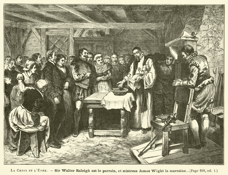 A Cruz e a Espada (gravura) de French School