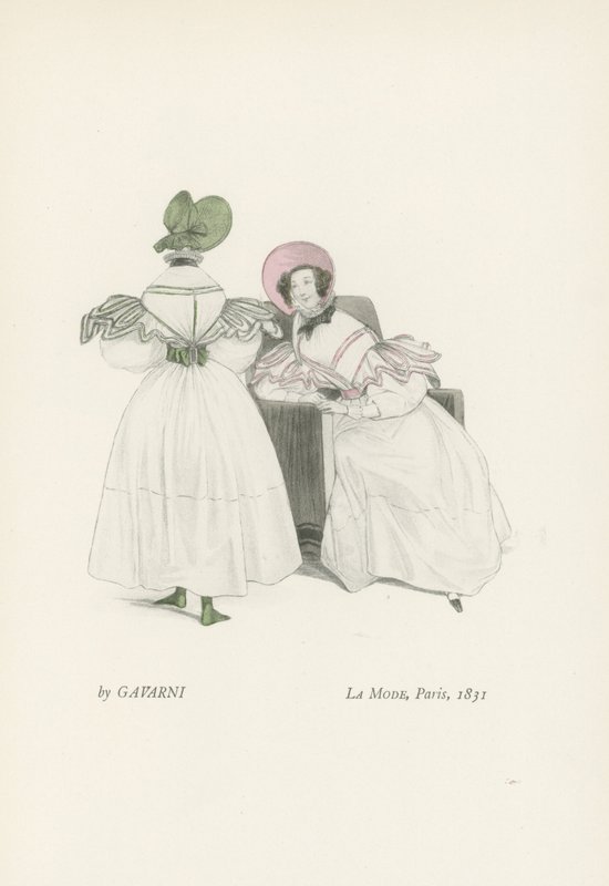 Moda, Paris, 1831 de French School