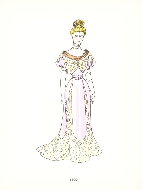 Moda feminina, 1902 de French School