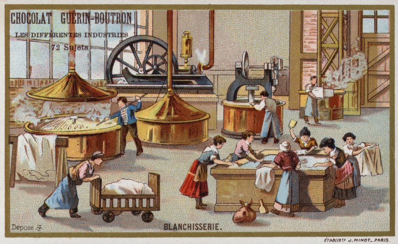 Lavandaria (chromolitho) de French School