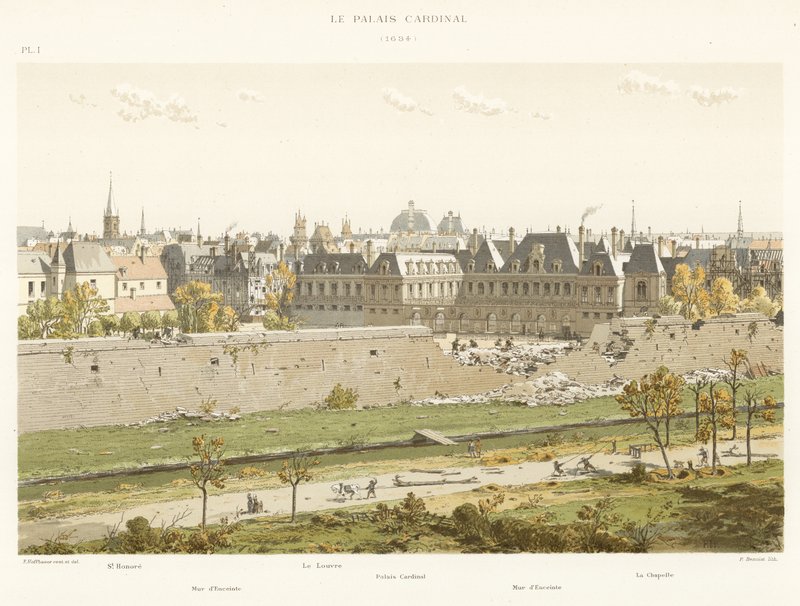 O Cardeal Palace, 1634 de French School