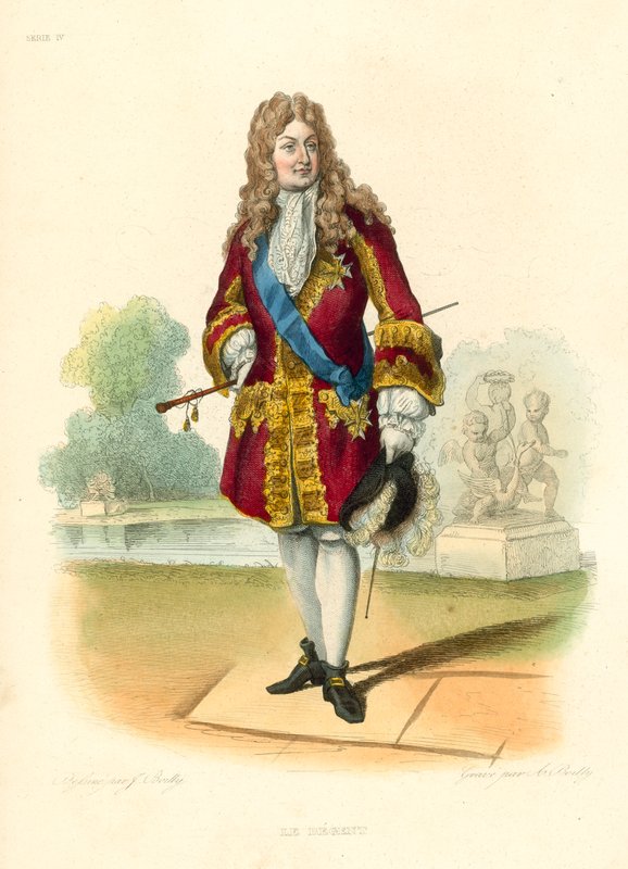 Le Regent (gravura a cores) de French School