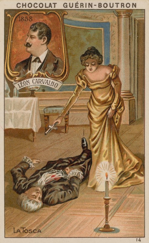 Leon Carvalho, La Tosca  de French School
