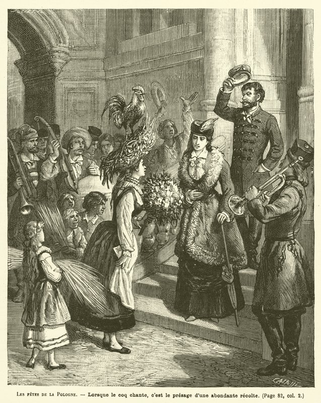 Festivais da Polónia (gravura) de French School
