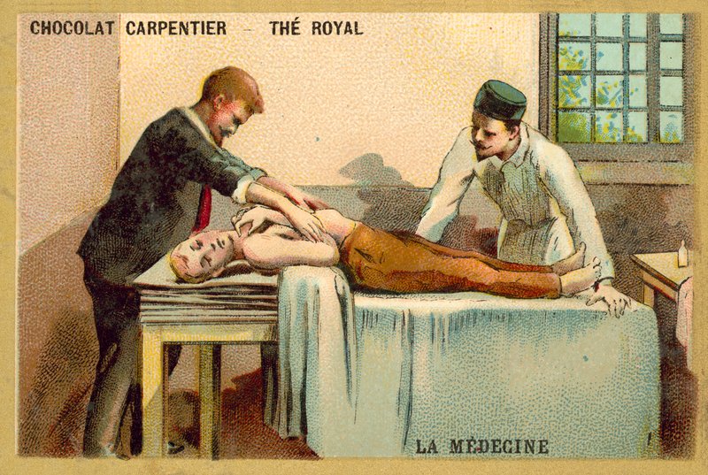 Medicina (chromolitho) de French School
