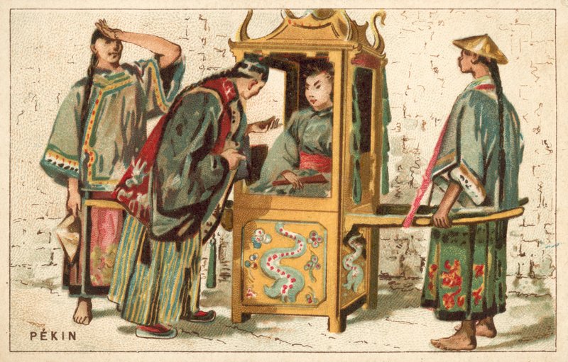 Pequim (chromolitho) de French School