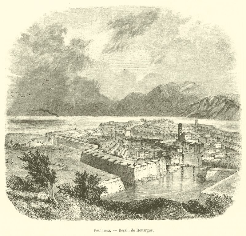Peschiera (gravura) de French School