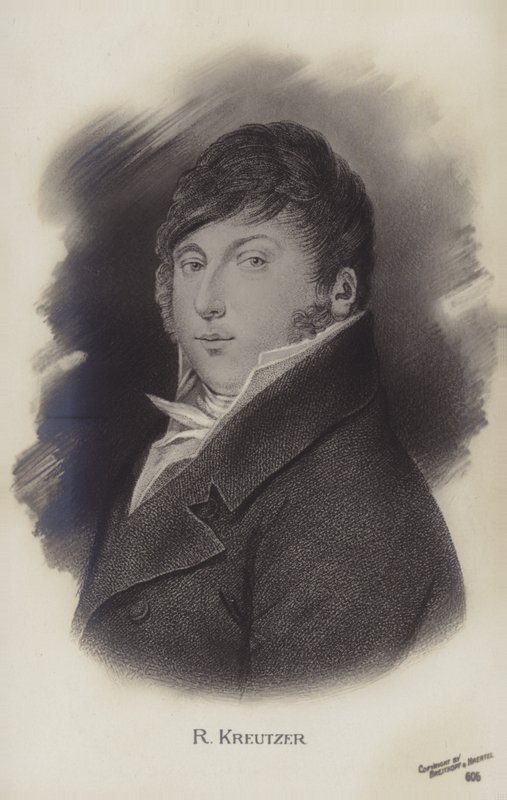 Retrato de Rodolphe Kreutzer de French School