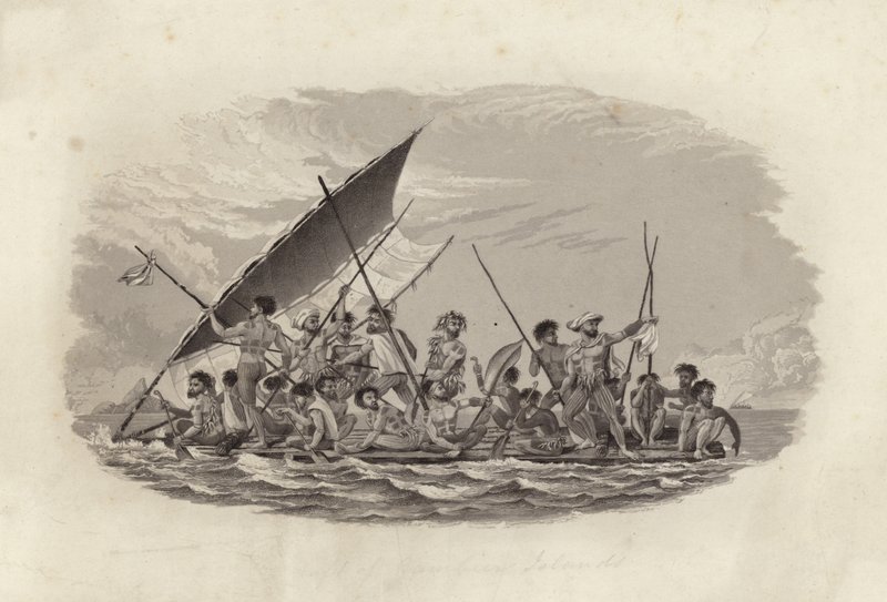 Jangada, Ilhas Gambier de French School
