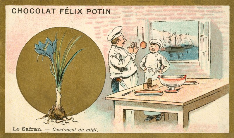 Açafrão (chromolitho) de French School
