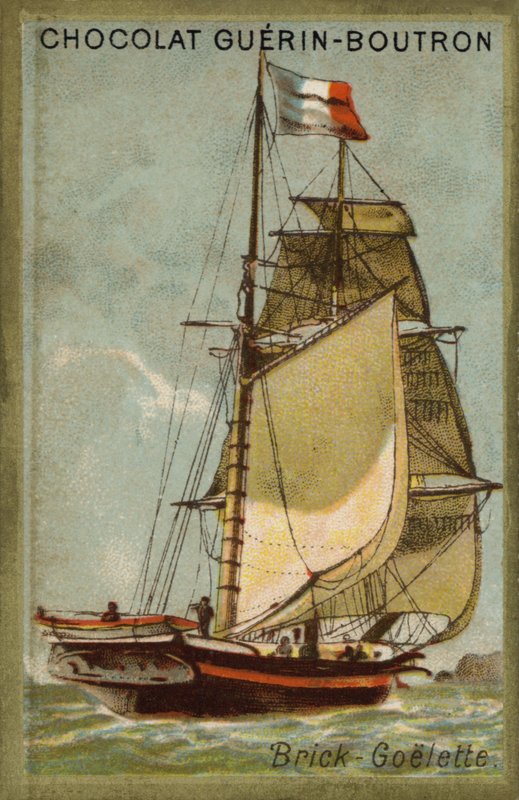 Escuna (chromolitho) de French School