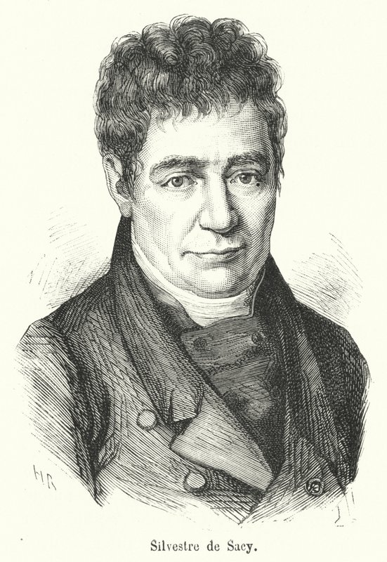Silvestre de Sacy (gravura) de French School