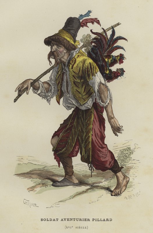 Soldado e saqueador de French School