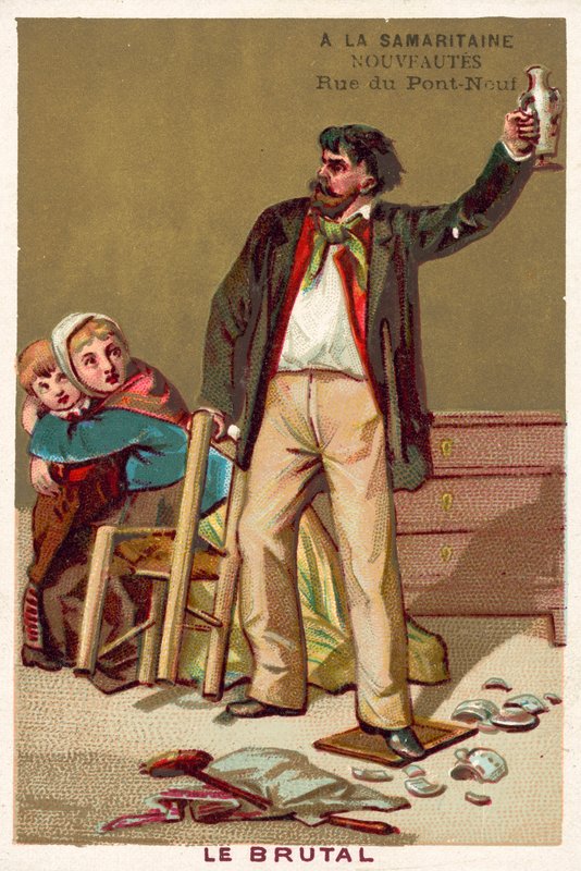 O bruto (chromolitho) de French School