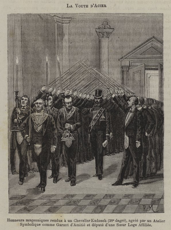 A abóbada de aço (gravação) de French School