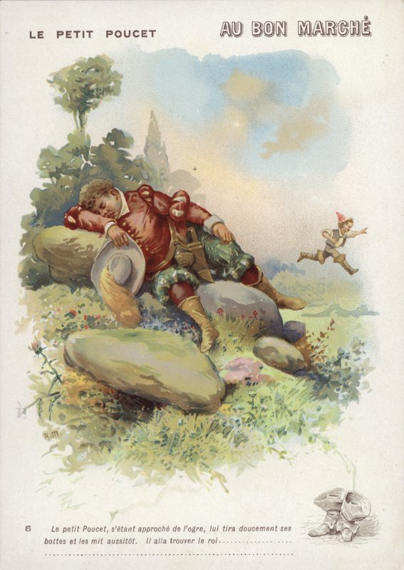Tom Thumb, Ogre dormindo de French School