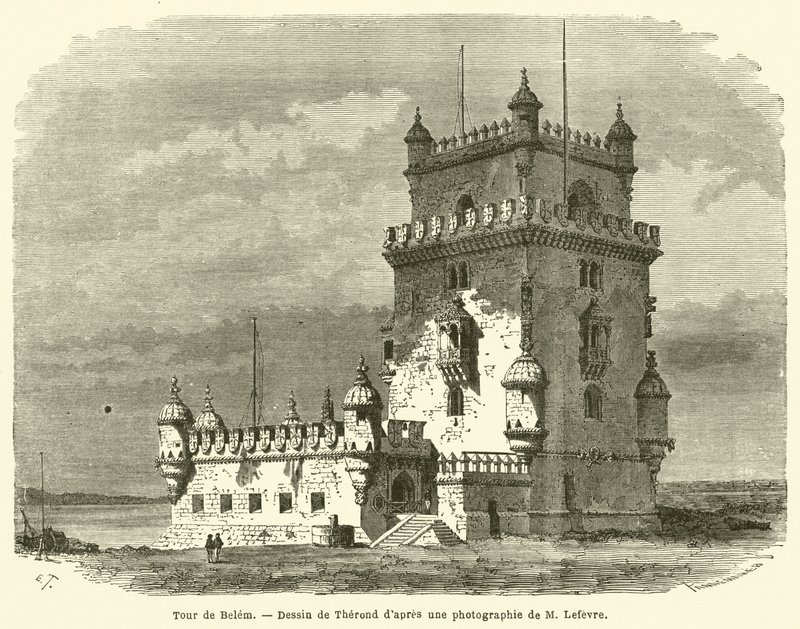 Tour de Belem (gravura) de French School