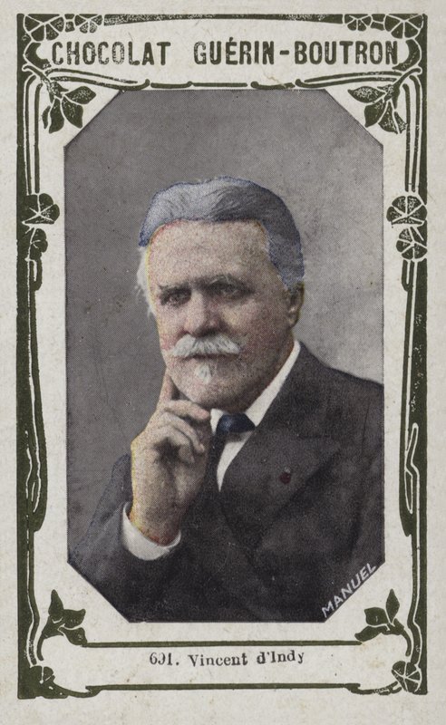 Vincent dIndy (foto colorida) de French School