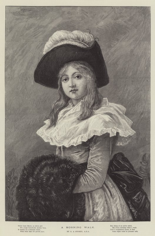 Um passeio matinal de George Adolphus Storey