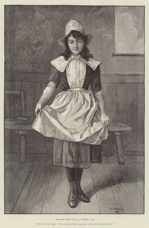 A nova garota de George Adolphus Storey