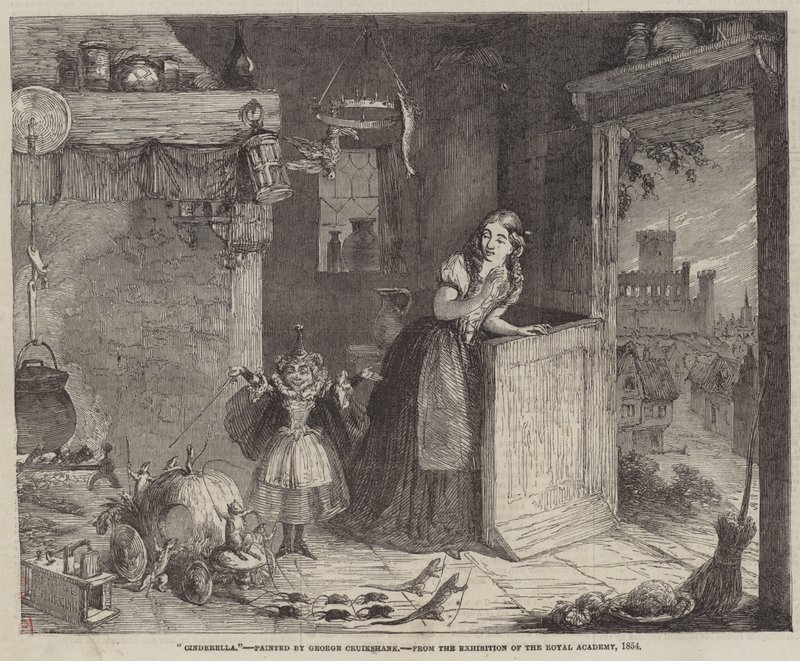 Cinderela de George Cruikshank