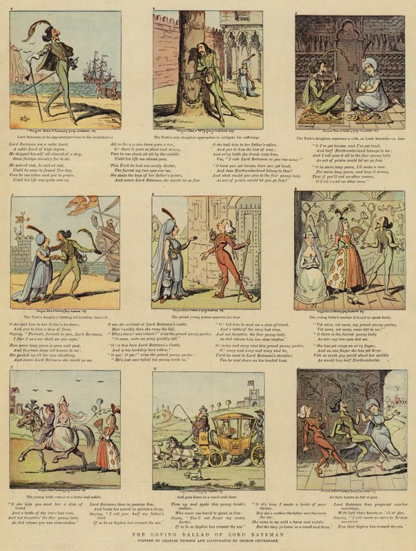 A balada amorosa do senhor Bateman de George Cruikshank