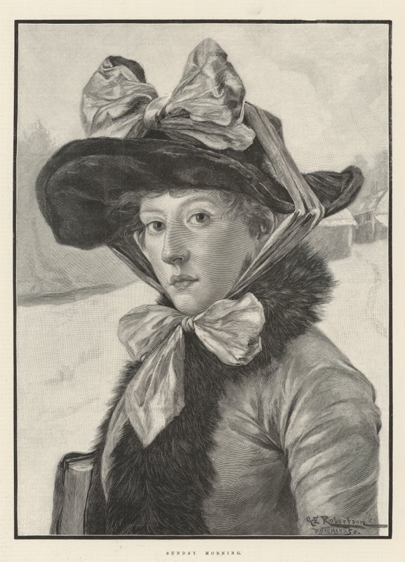 Domingo de manhã de George Edward Robertson