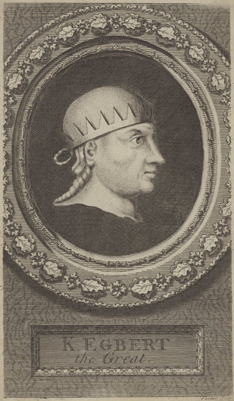 Egbert, rei de Wessex de George Vertue