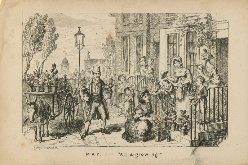 Maio - todos os adultos de George Cruikshank