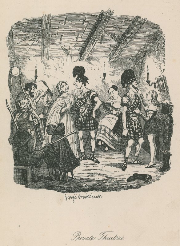 Teatros privados de George Cruikshank