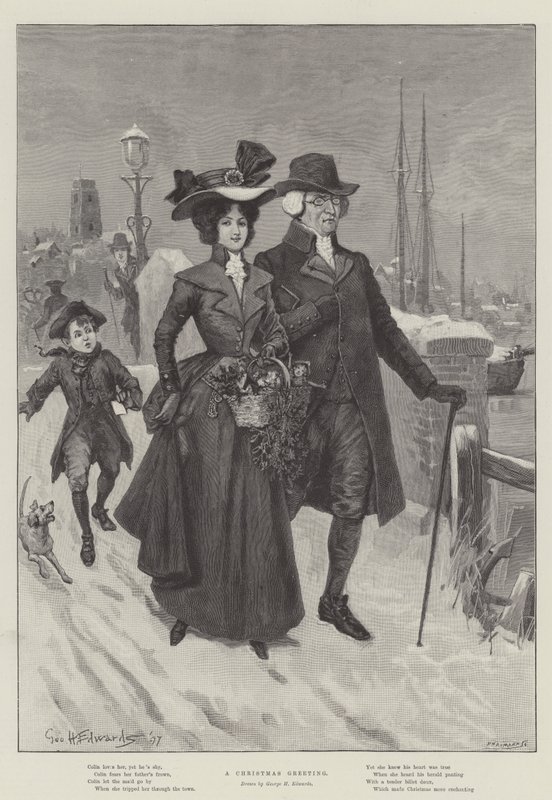 Uma saudação de natal de George Henry Edwards