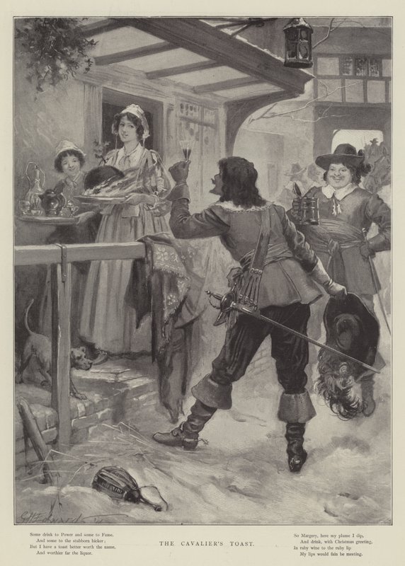 O brinde do Cavalier de George Henry Edwards