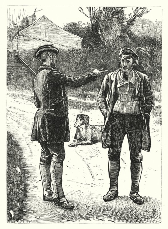 O Gamekeeper (gravura) de George John Pinwell