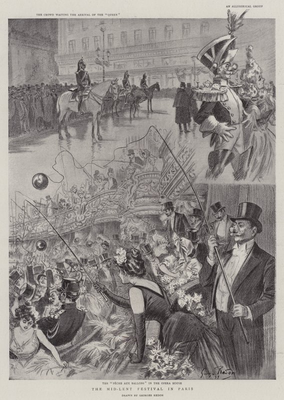 O Festival Mid-Lent em Paris de Georges Redon