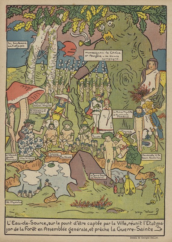 Ilustração para o riso de Georges Delaw