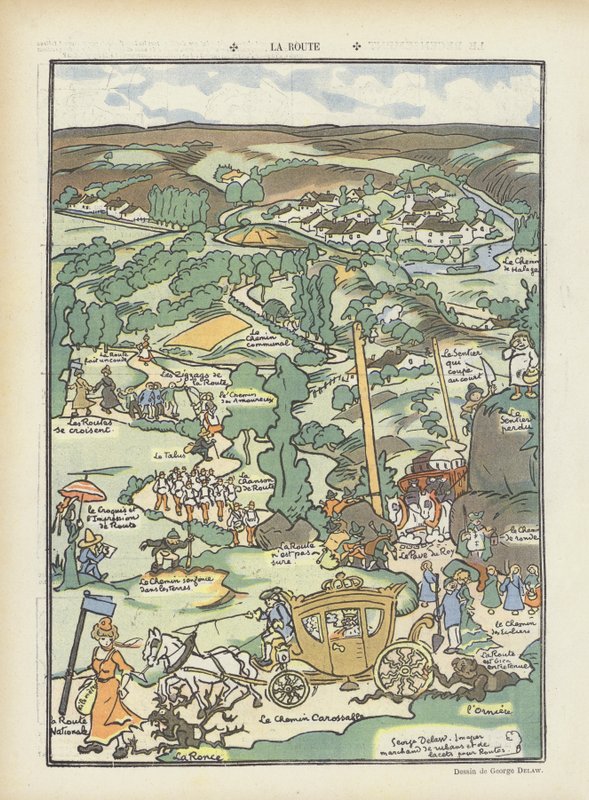 Ilustração para o riso de Georges Delaw