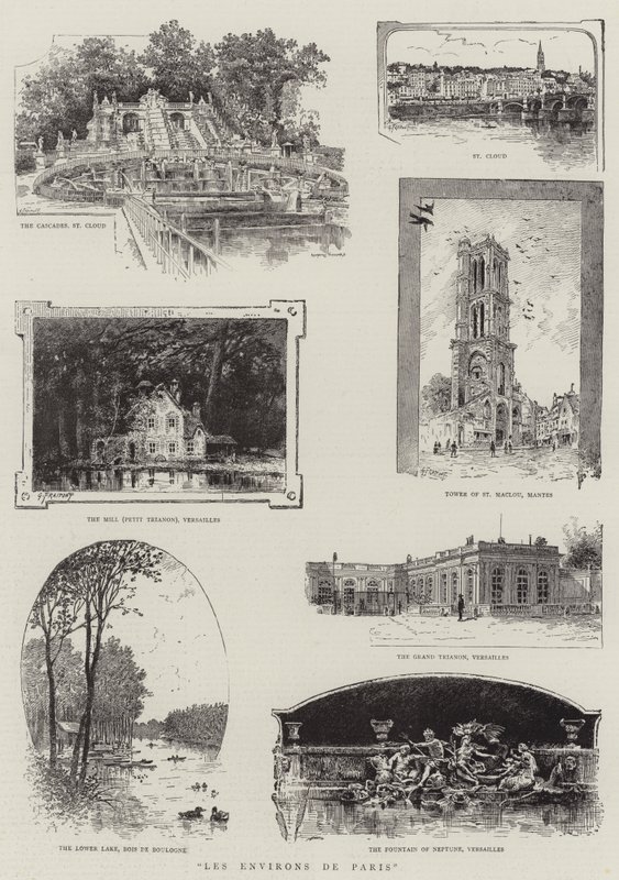 Os arredores de Paris de Georges Fraipont